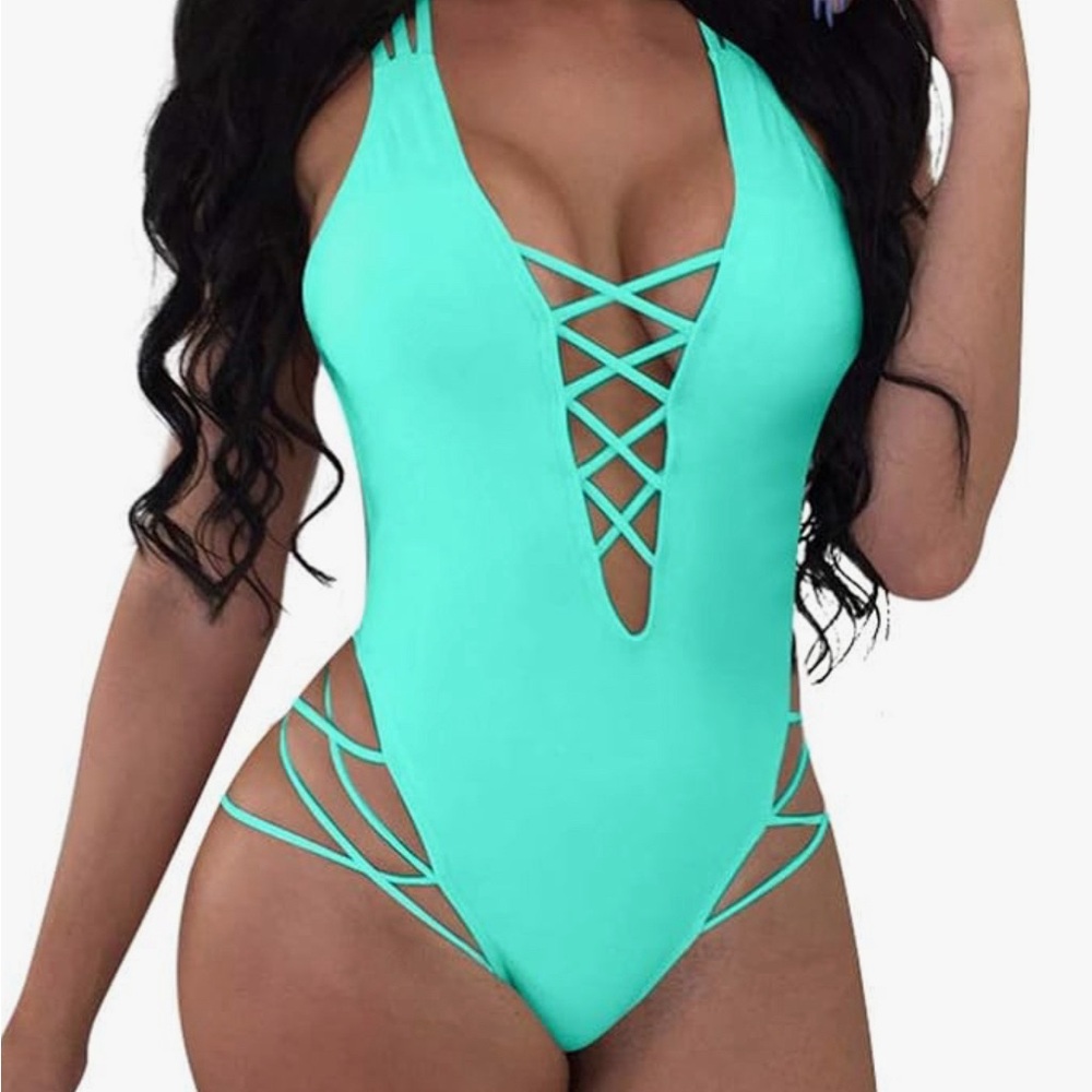 Never Worn Aqua Swimsuit